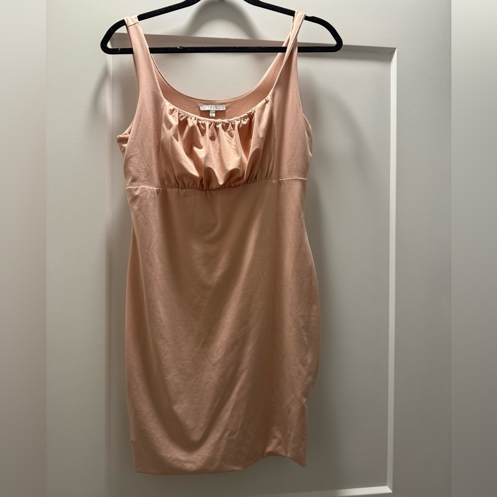 Iris Nude Pink Bodycon Mini Dress